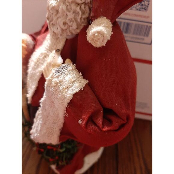 Vintage 10" Santa Clause St. Nick Christmas Holiday Figure Figurine Decoration - Picture 5 of 6